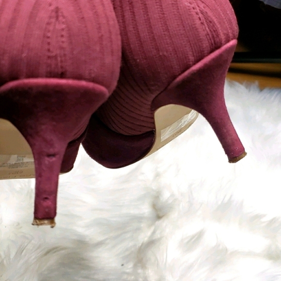 Marc Fisher Albinia Sock Boot burgundy - Picture 9 of 13